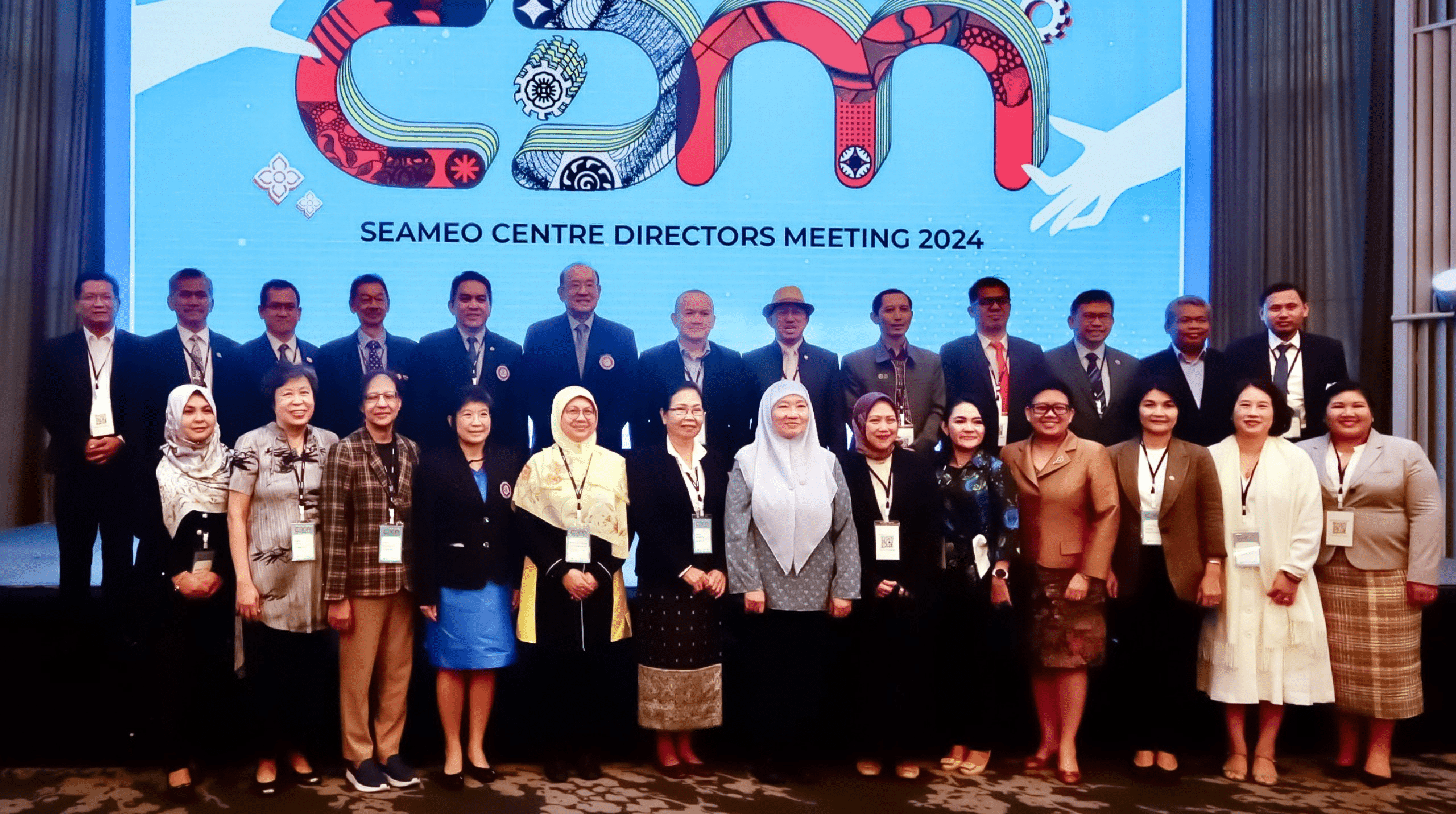 SEAMEO Center Directors and SEAMEO Secretariat Director, Datuk Dr. Habibah Abdul Rahim in SEAMEO CDM 2024 in Bangkok